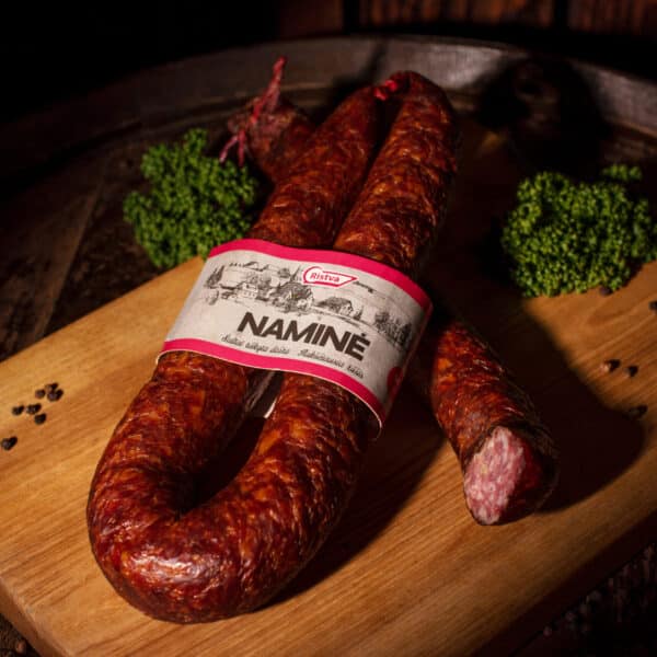 Naminė Šalto rukymo dešra apie 700g rinkelė